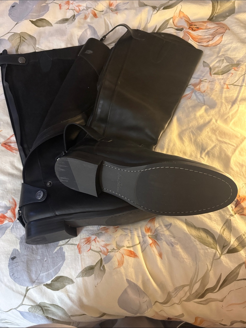 Sam Edelman Black Tall Riding Boots - Picture 2 of 2